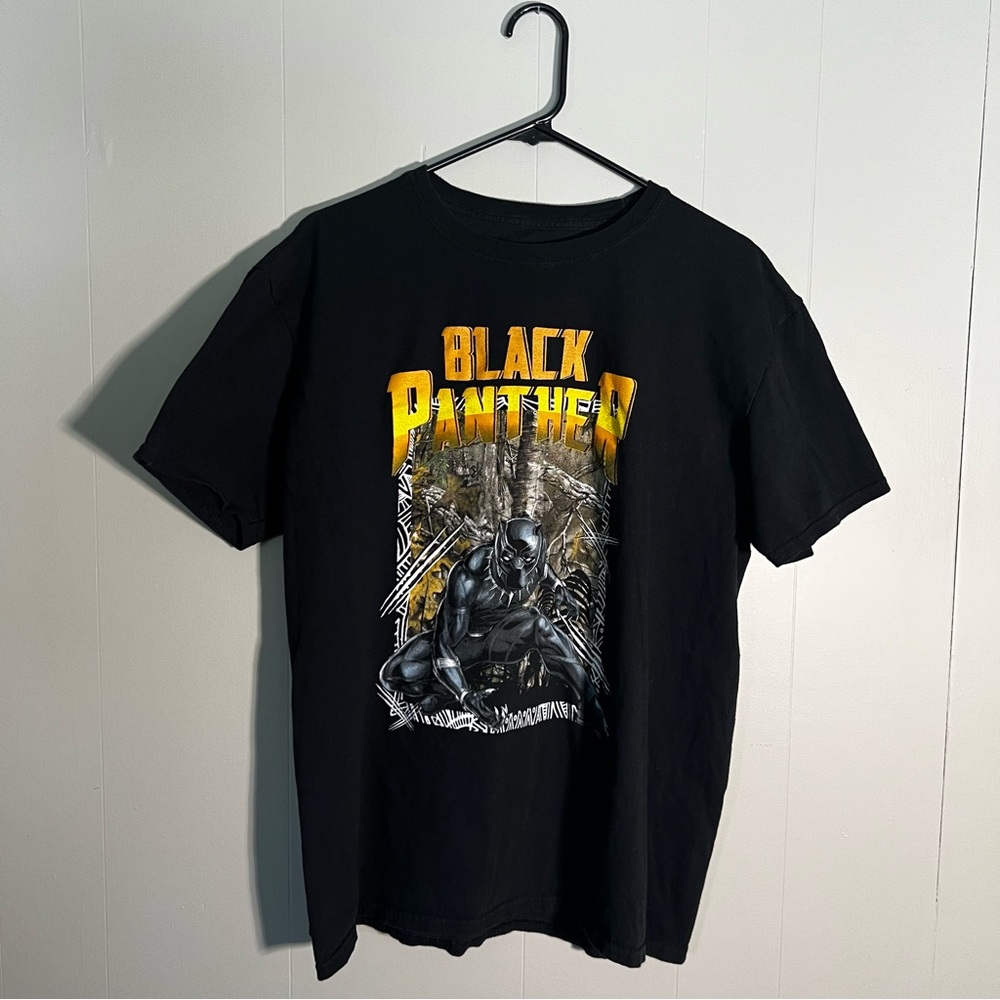 Marvel Black Panther Graphic T-Shirt Adult XL 46/48 Short Sleeve Lightweight Tee